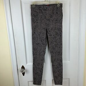 SPANX Animal Print Ankle Leggings 20018R Size M EUC